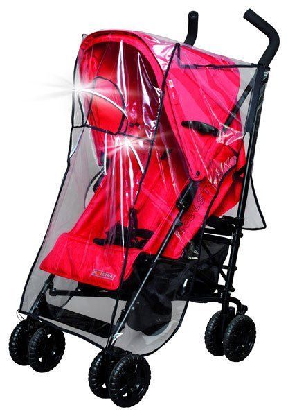 Sunny Baby Regenschutz mit Reflektoren für Buggy mit Dach