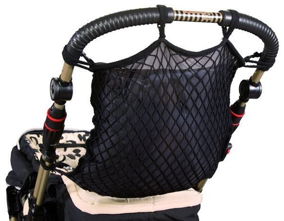 Sunny Baby Universalnetz für Kinderwagen mit Feuchttasche - Schwarz