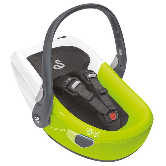 Swandoo Babyschale Albert i-Size - Lime Green & Coconut White