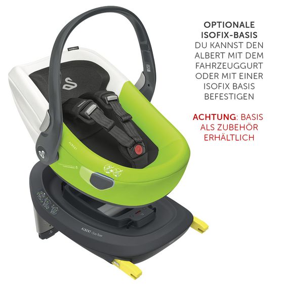 Swandoo Babyschale Albert i-Size - Lime Green & Coconut White