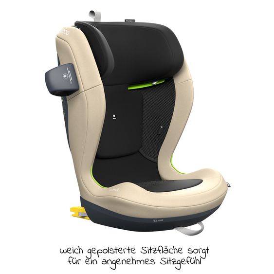 Swandoo Child seat Charlie i-Size 3 years - 12 years (100 cm - 150 cm) with width adjustment & additional side impact protection - Alfala