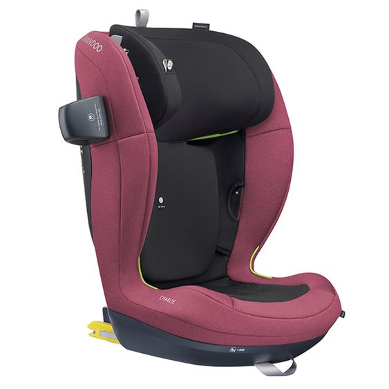 Swandoo Kindersitz Charlie-i-Size 433C 3 Jahre - 12 Jahre (100 cm - 150 cm) Breitenanpassung & zusätzlicher Seitenaufprallschutz - Forest Fruits