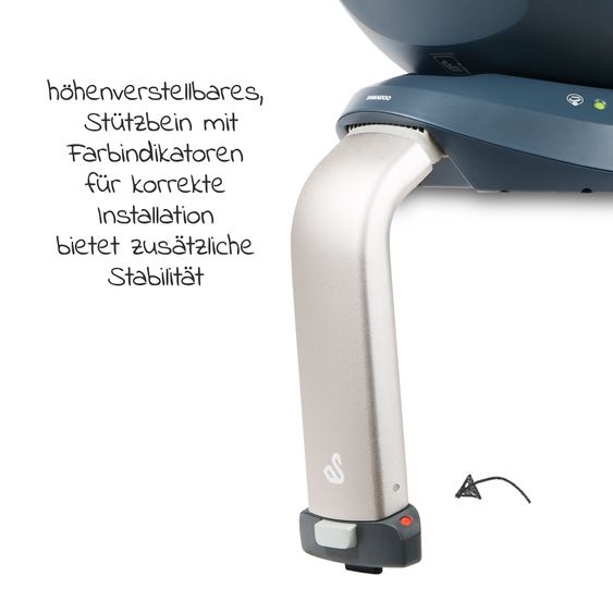 Swandoo Reboarder-Kindersitz Marie³ i-Size ab Geburt - 4 Jahre (40 cm - 105 cm, 18 kg) 360 ° drehbar inkl. Neugeboreneneinlage, verstellbare Kopfstütze & Isofix - Alfala