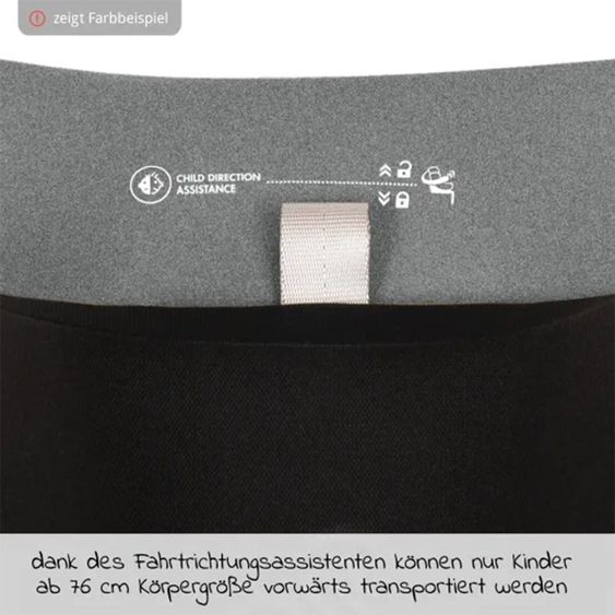 Swandoo Reboarder-Kindersitz Marie5 i-Size ab Geburt - 4 Jahre (40 cm - 150 cm) 360° drehbar inkl. Neugeboreneneinlage, verstellbare Kopfstütze & Isofix - Forest Fruits