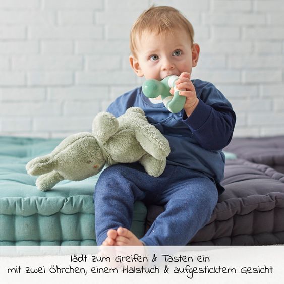 Nattou Peluche Tipidou 33 cm - Coniglietto - Verde