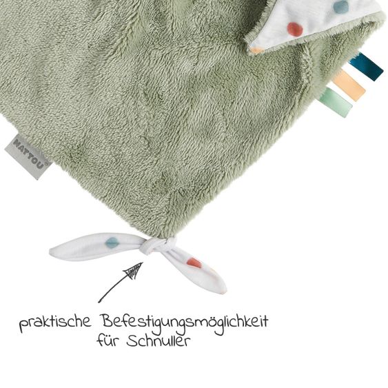 Nattou Schmusetuch Tipidou 66 x 40cm - Hase - Grün
