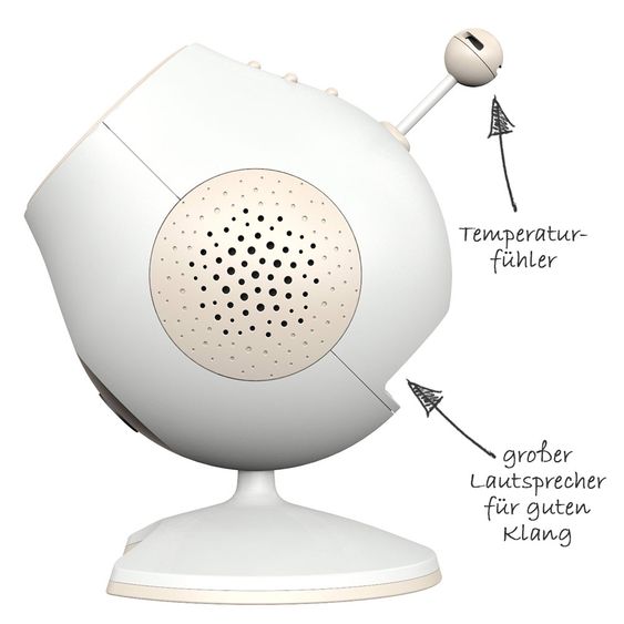 Tattou Video-Babyphone PIO mit Projektor