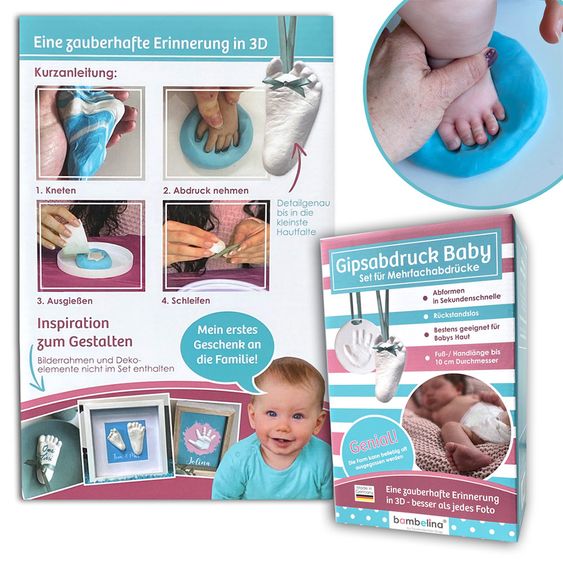 Tausendschön Baby-Abdruck-Set für Mehrfachabdrücke