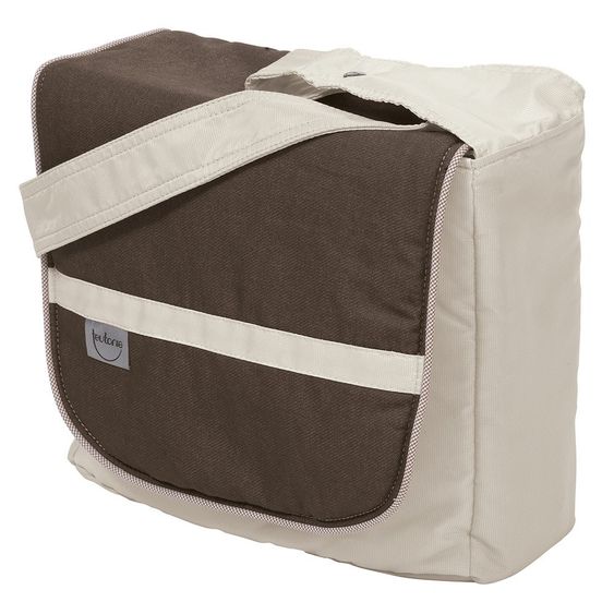 Teutonia Wickeltasche Dessin 5215 - Mocha & Cream