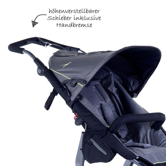 TFK 2-1 Kombi-Kinderwagen-Set Joggster Adventure 2 & Babywanne Multi X - Quiet Shade