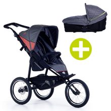 2-1 Joggster Sport 2 Combi Stroller Set & Multi X Carrycot - Quiet Shade