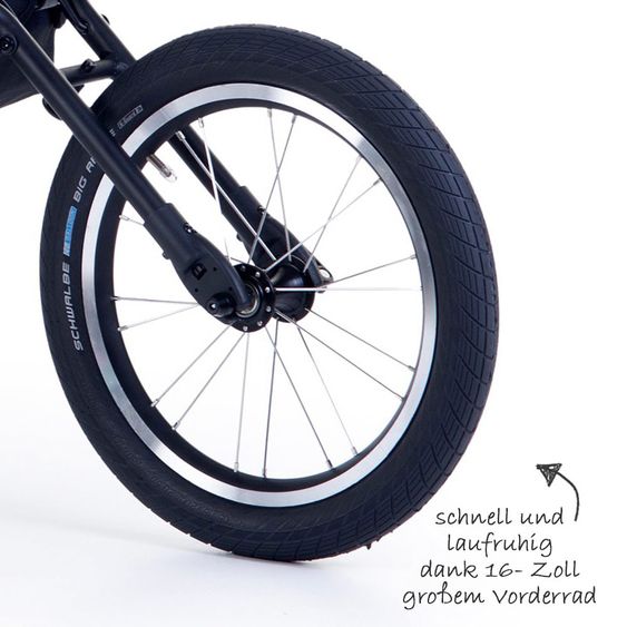 TFK 2-1 Kombi-Kinderwagen-Set Joggster Sport 2 & Babywanne Quickfix - Quiet Shade