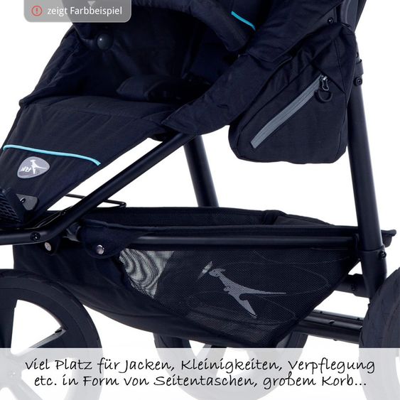 TFK 2-1 Kombi-Kinderwagen-Set Joggster Trail 2 & Babywanne Quickfix - Quiet Shade