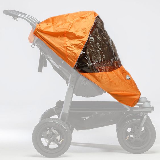 TFK 2 Sportsitze für Duo - XXL Komfort-Sitz inkl. Wetterschutz für Kinder bis 45 kg - Glow in the Dark