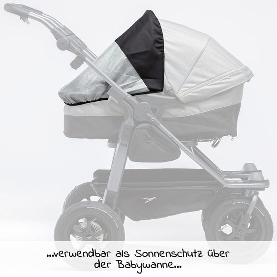 TFK 2-teiliges Sonnenschutz-Set für Duo Kombi-Einheit (Babywanne + Sitz)