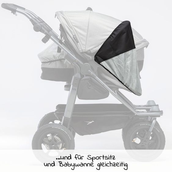 TFK 2-teiliges Sonnenschutz-Set für Duo Kombi-Einheit (Babywanne + Sitz)