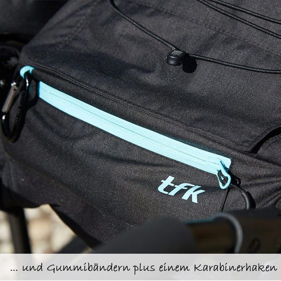 TFK 3-1 Geschwister- & Zwillingskinderwagen-Set Twin Trail 2 inkl. 2 Babywanne Twin mit Adapter - Tap Shoe