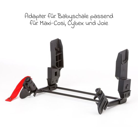 TFK Adapter Per Maxi-Cosi / Cybex / Joie Adapter per un Seggiolino auto per neonati per passeggini fratelli e gemelli Duo