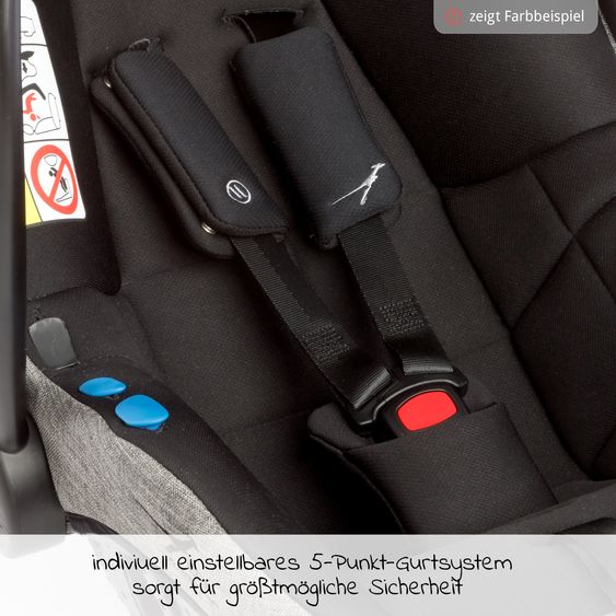 TFK Babyschale Pixel i-Size by Avionaut ab Geburt - 13 kg (40 cm - 75 cm) nur 2,5 kg leicht - Olive