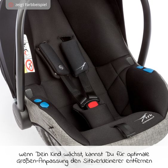 TFK Babyschale Pixel i-Size by Avionaut ab Geburt - 13 kg (45 cm - 86 cm) nur 2,5 kg leicht - Sand