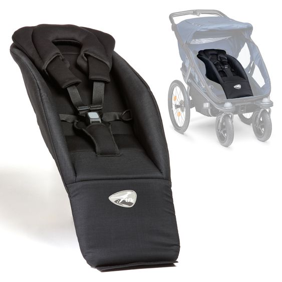 TFK Babysitz Velobaby für Velo 2 - Schwarz