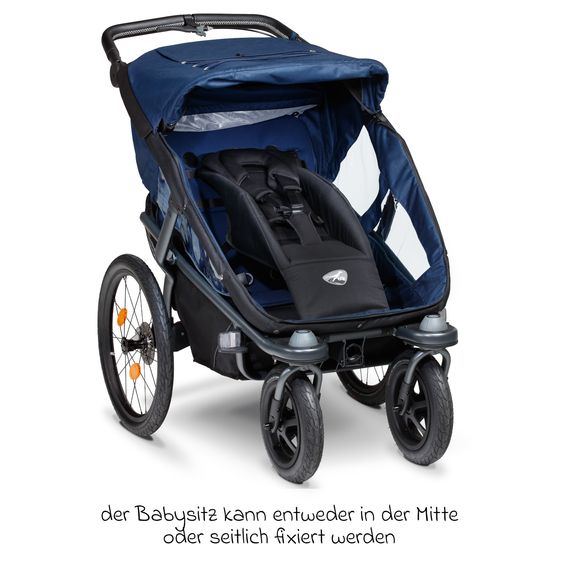 TFK Babysitz Velobaby für Velo 2 - Schwarz