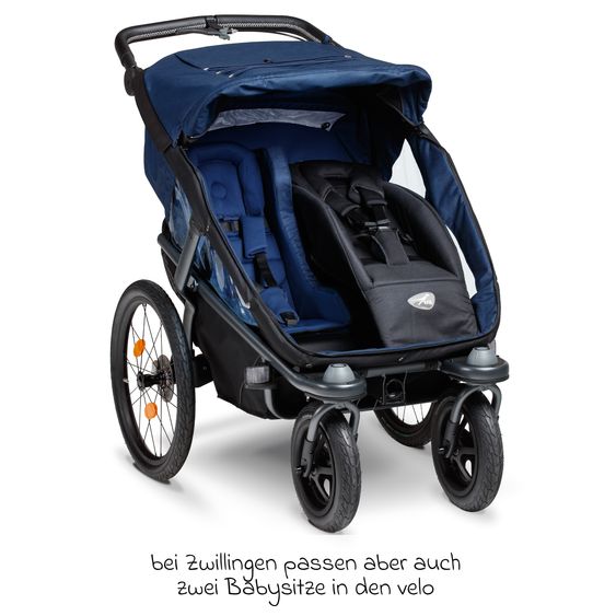 TFK Babysitz Velobaby für Velo 2 - Schwarz