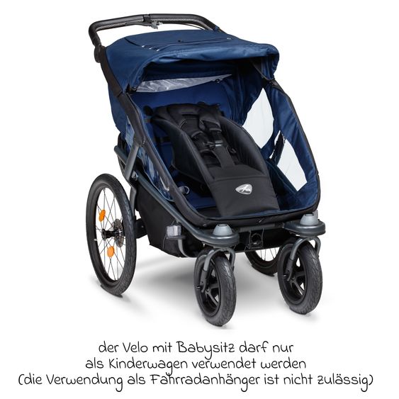 TFK Babysitz Velobaby für Velo 2 - Schwarz