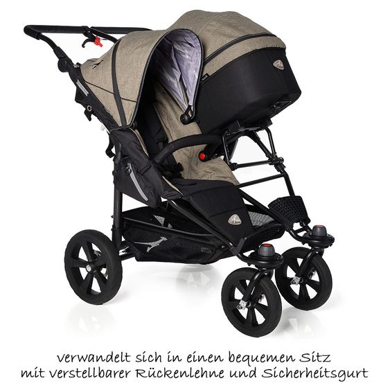 TFK Babywanne DuoX Premium - Schlamm