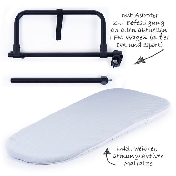 TFK Babywanne Twin inkl. Adapter - Tango Red