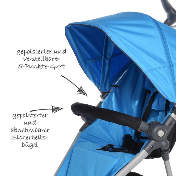 TFK Buggy Dot - Malibu Blue