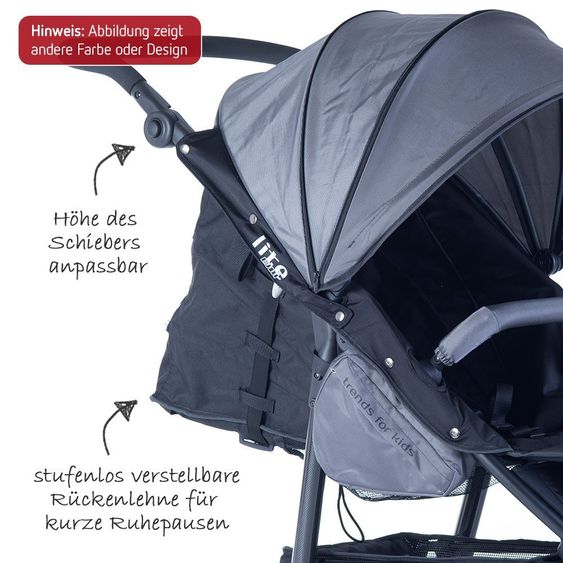 TFK Buggy Lite Mini with 8 inch air-chamber tyres - Classicblue