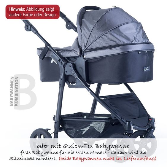 TFK Buggy Lite Mini with 8 inch air-chamber tyres - Classicblue