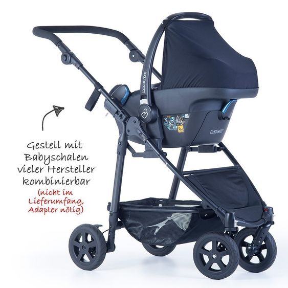 TFK Buggy Lite Mini with 8 inch air-chamber tyres - Classicblue