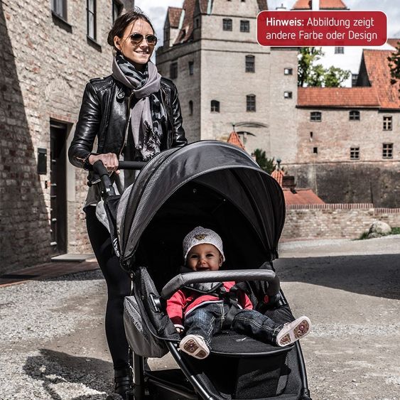 TFK Buggy Lite Mini mit 8 Zoll Luftkammerreifen - Cranberry