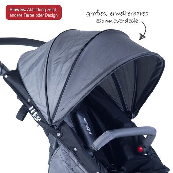 TFK Buggy Lite Mini mit 8 Zoll Luftkammerreifen - Cranberry