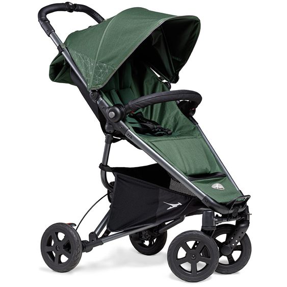 TFK Buggy / Sportwagen Dot 2 Outdoor mit Luftkammerreifen und Liegeposition - Oliv