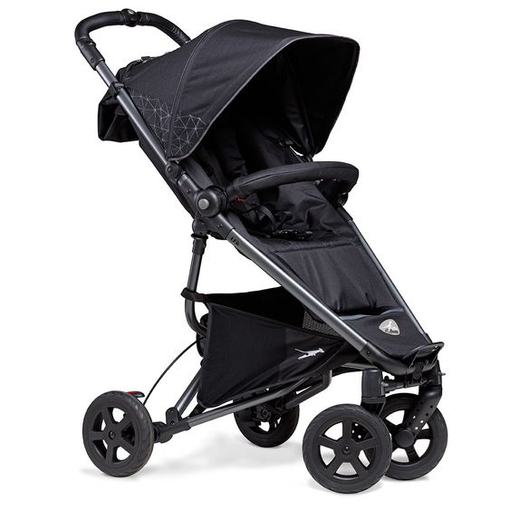 TFK Buggy / Sportwagen Dot 2 Outdoor mit Luftkammerreifen und Liegeposition - Schwarz