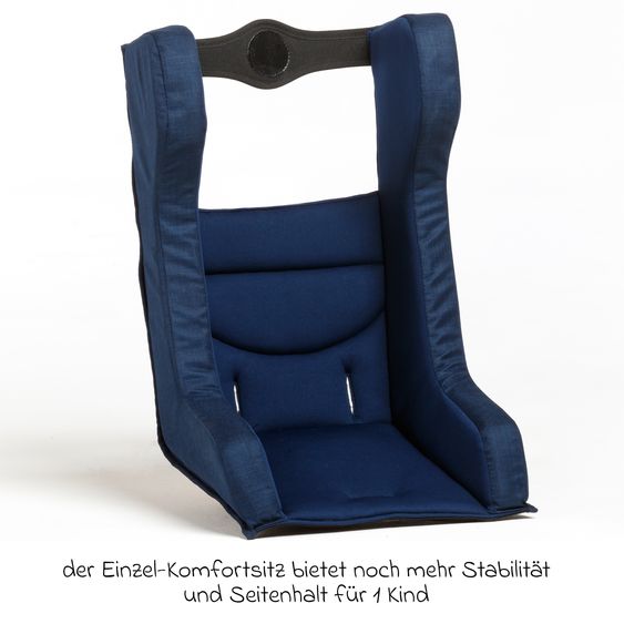 TFK Single comfort seat for Velo 2 - Marine