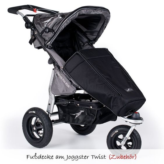 TFK Fußdecke für TFK Joggster - Schwarz
