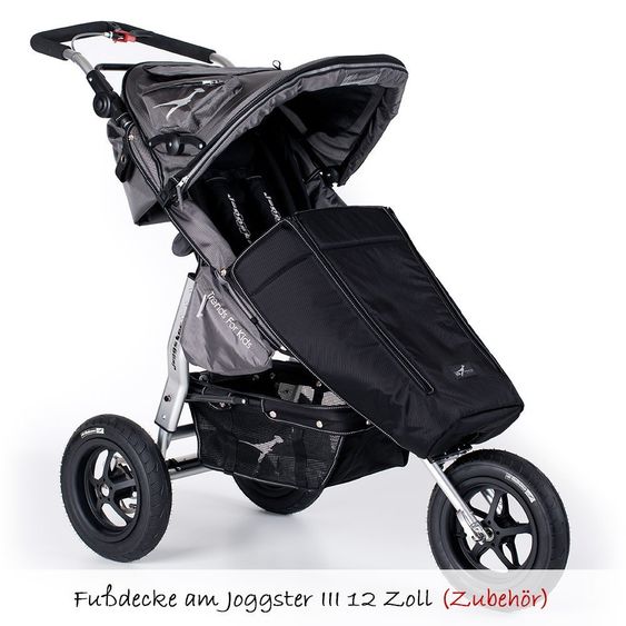 TFK Fußdecke für TFK Joggster - Schwarz
