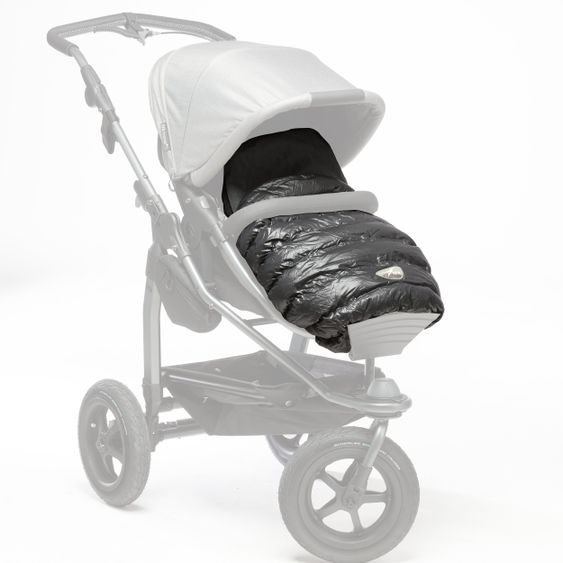 TFK Fußsack All Terrain Softshell Cuddle - inkl. Wintercover - Schwarz-Anthrazit