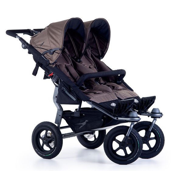 TFK Geschwister- & Zwillingskinderwagen Twin Adventure 2 - Fossil