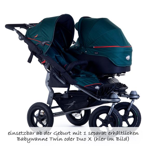 TFK Geschwister- & Zwillingskinderwagen Twin Adventure 2 - Pine Grove