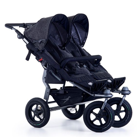 TFK Geschwister- & Zwillingskinderwagen Twin Adventure 2 Premium - Anthrazit