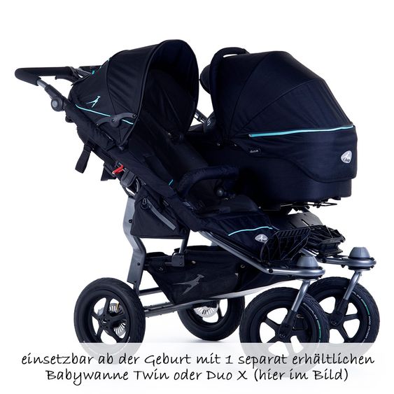 TFK Geschwister- & Zwillingskinderwagen Twin Adventure 2 - Tap Shoe