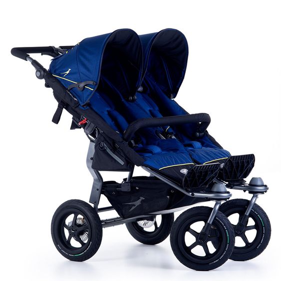 TFK Geschwister- & Zwillingskinderwagen Twin Adventure 2 - Twilight Blue