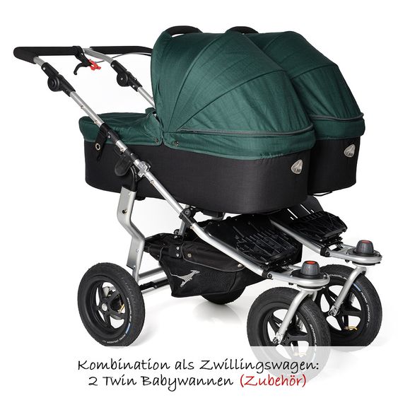 TFK Geschwister- & Zwillingskinderwagen Twin Adventure - Pine Grove