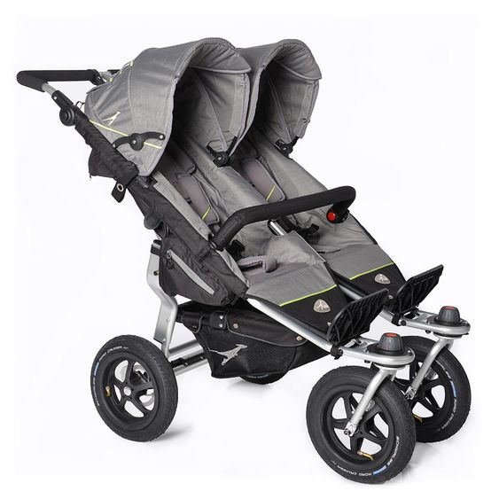 TFK Geschwister- & Zwillingskinderwagen Twin Adventure - Quiet Shade