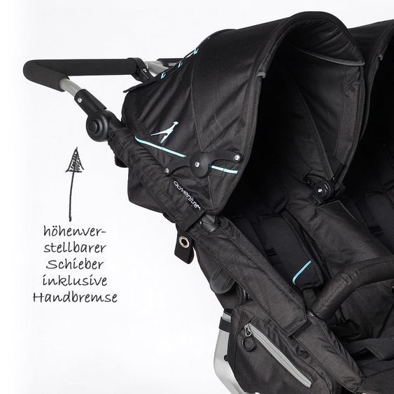 TFK Geschwister- & Zwillingskinderwagen Twin Adventure - Tap Shoe